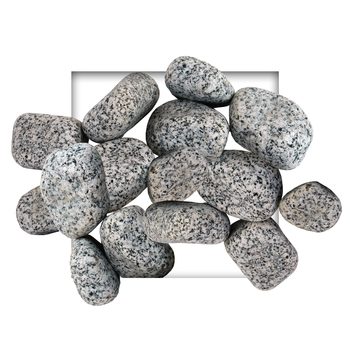 Gletscherkies Royal Granit Grau 40/60 mm 25 kg (Sackware)