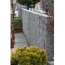 Naturstein Palisade Granit Hellgrau 50 x 25 x 10 cm 5 Stück