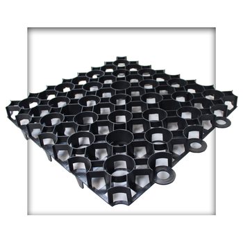 Rasengitter 50x50x4 cm schwarz 80 Stück ( 20 m² )