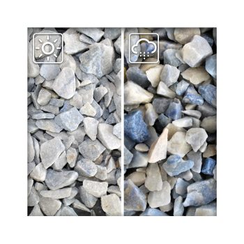 Dekosplitt Blauquarz 10/30 mm Quarz Blau Edelsplitt 20 kg ( 4 x 5 kg Beutel )