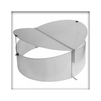 2x Bellissa Frhbeet rund Gewchshaus Treibhaus Frhbeetkasten Alu 112x40/30cm