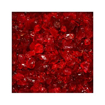 20 kg Glassplitt Glasbruch Glassteine Glas Splitt Deko verschiedene Farben Rot
