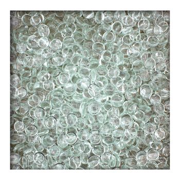 5 kg Glasnuggets Glassteine Muggelsteine Mosaiksteine Tischdeko 17-19 mm Kristall