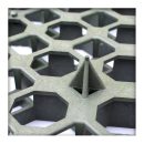 Rasengitter 49,2 x 49,2 x 3,7 cm Grün Rasengitterplatten Rasenwaben Rasenmatten mit Bodenkreuzen Bodenwaben 12 Stück ( 2,9 m² )