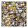 Glasnuggets Glassteine Muggelsteine Mosaiksteine Bernstein - Gelb Mix 500 g