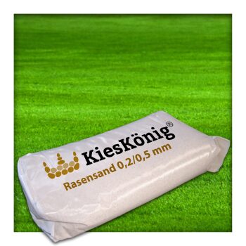 25 kg Rasensand Gartensand Quarzsand Grassand Rasenpflege Wurzelaktivator Bodenverbesserung 0,2-0,5 mm