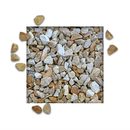 Kalksteinsplitt Jura Hellbeige 8/16 mm 10 kg (Sackware)