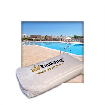 Filtersand 0,7/1,2 mm (25 kg Sack)